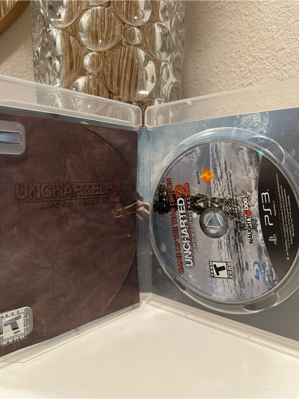 Sony Uncharted 2 & Uncharted 3 PS3 Games (Black, Blue, Orange)